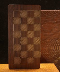 شطرنج و تخته نرد چوبی مسافرتی (کوچک)