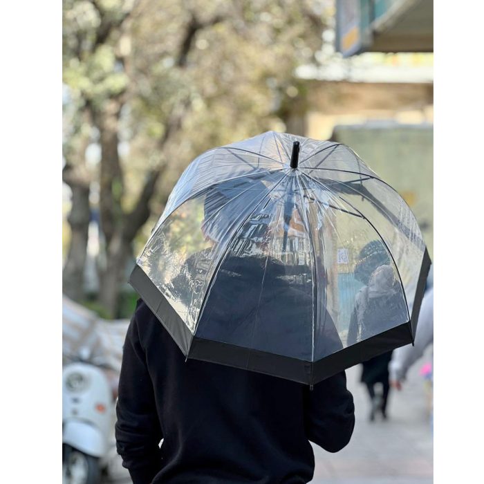 چتر شفاف و شیشه ای